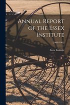 Annual Report of the Essex Institute; [1960/1961]