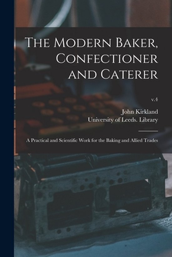 The Modern Baker, Confectioner and Caterer - cover
