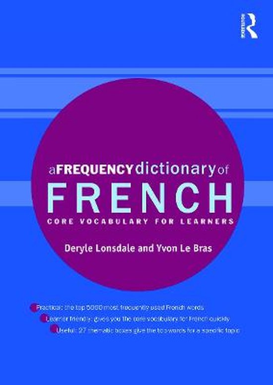 Frequency Dictionary Of French