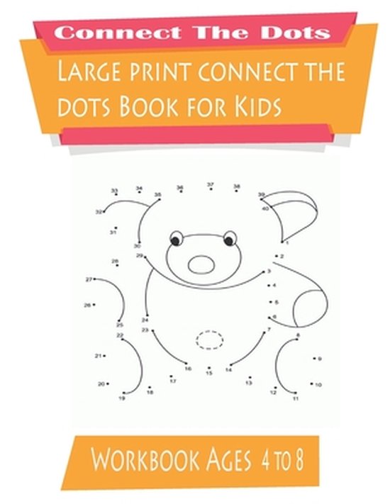 Large print connect the dots book for kids, Large Print Edition ...