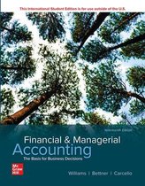 ISE Financial  Managerial Accounting