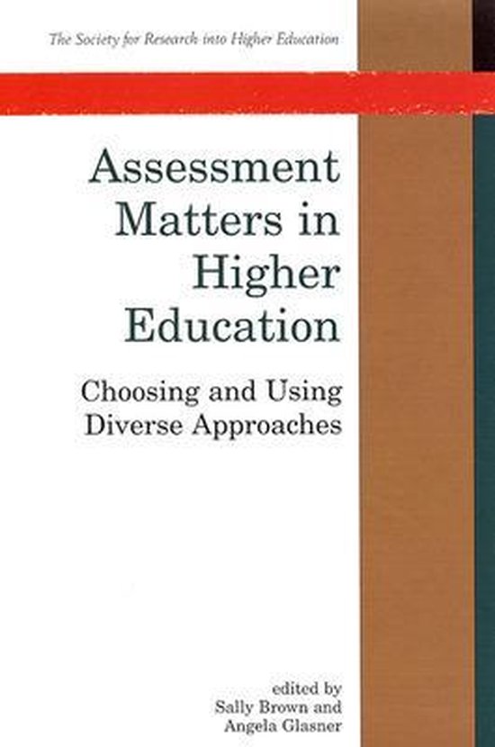 Assessment Matters In Higher Education - cover