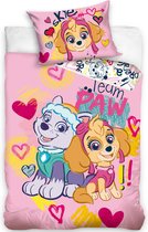 PAW Patrol BABY Dekbedovertrek Heart - 100 x 135 cm - Katoen