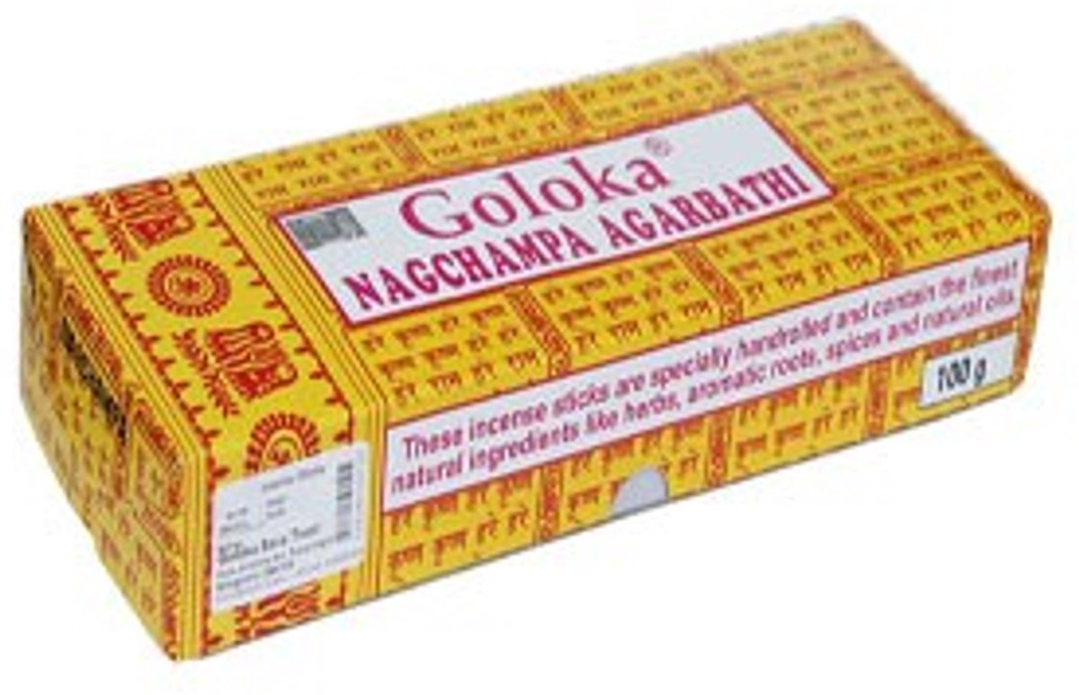 Goloka Wierook Nag Champa (100 gram)
