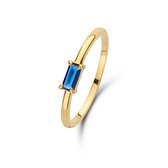 Isabel Bernard Baguette Dames Ring Goud - Goudkleurig - 15.25 mm / maat 48