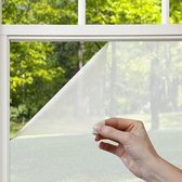 Koste Wat Kost : Zelfklevende Raamfolie voor privacy en zonwerend - Statisch | 58x200cm Matte plakfolie - Zelfklevend - UV werende glas folie voor het raam