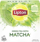 Lipton Groene Thee Matcha 20 theezakjes per doosje - volumedeal 6 doosjes van 20