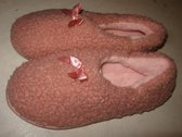 SENORETTA fleece huissloffen roze - 39/41