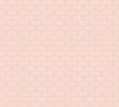 AS Creation Trendwall 2 - GLITTER WAAIER BEHANG - Art Deco - roze wit zilver - 1005 x 53 cm