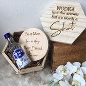 Griffel-Gifts Geschenkbox Best Man -  Huwelijk - Wodka