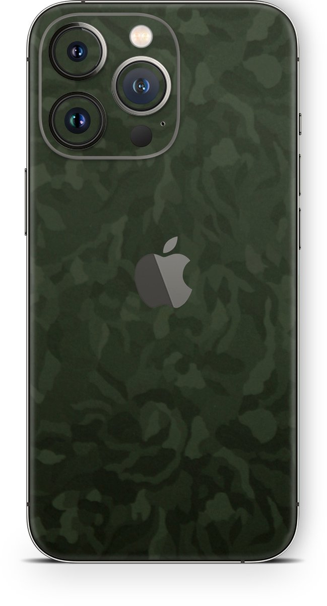 iPhone 13 Skin Pro Max Camouflage Groen - 3M Sticker