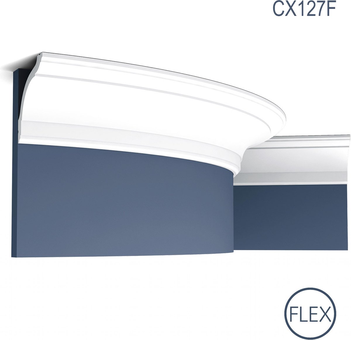 Kroonlijst flexibel Origineel Orac Decor CX127F AXXENT Plafondlijst Sierlijst flexibel 2 m