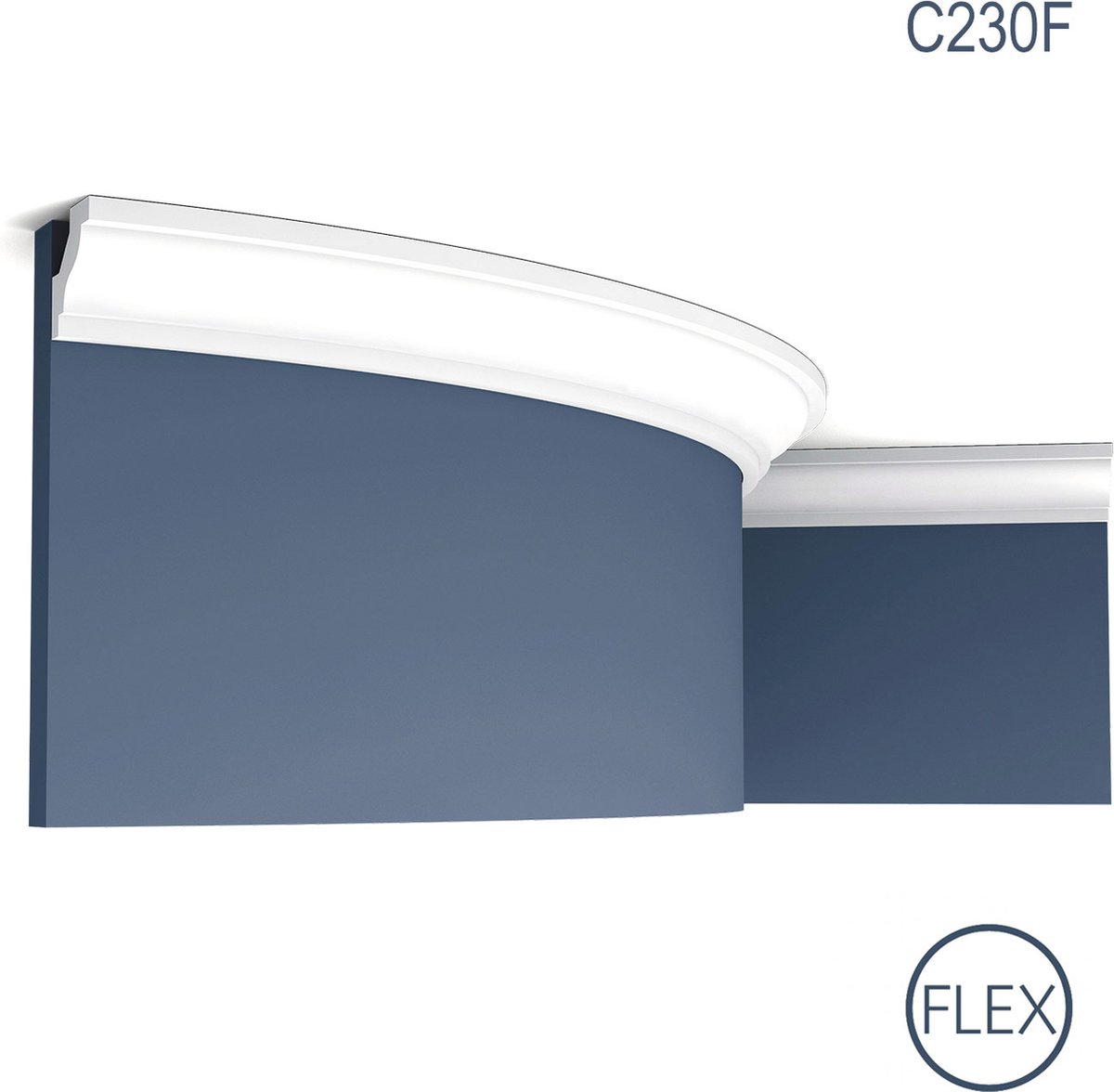 Kroonlijst flexibel Origineel Orac Decor C230F LUXXUS Plafondlijst Sierlijst flexibel 2 m