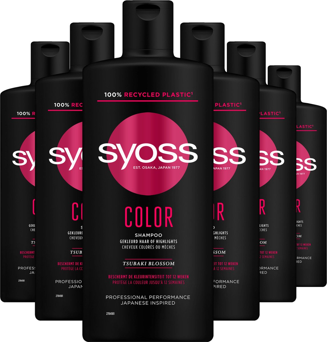 SYOSS Coloriste Shampoo 6x 440ml - Grootverpakking