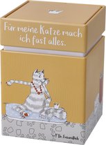 Goebel - Barbara Freundlieb | Theedoos Fur meine Katze | Metaal, 11cm, bewaardoos