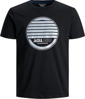 Jack & Jones T-shirt Jony zwart (Maat: 5XL)