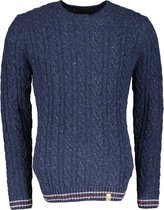 Colours & Sons Pullover - Modern Fit - Blauw - M