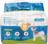 Couches jetables pour chiens Nobleza - XS - L32 x 27 cm - 12 pièces