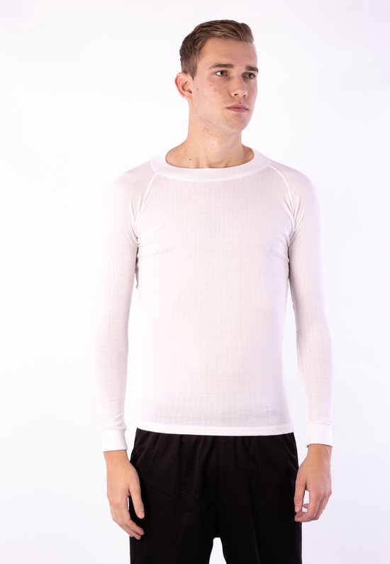 Avento Thermoshirt Lange Mouw - Heren - 2-Pack - Wit - Maat XXL — afbeelding 3