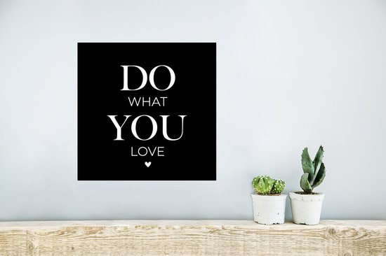 Affiche Amour - Dire - Coeur - 30x30 cm