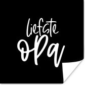 Affiche Cher grand-père - Citations - Proverbes - Grand-père - 50x50 cm