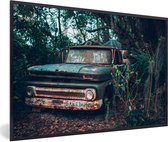 Fotolijst incl. Poster - Vintage - Auto - Florida - 60x40 cm - Posterlijst