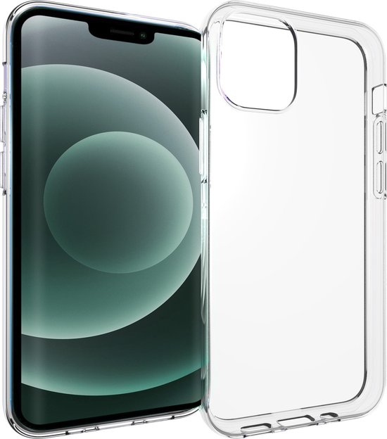 Accezz Hoesje Geschikt voor iPhone 13 Mini Hoesje Siliconen - Accezz Clear Backcover - Transparant