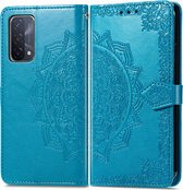 iMoshion Mandala Booktype Oppo A74 (5G) / A54 (5G) hoesje - Turquoise
