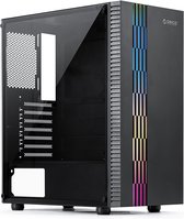 ORICO Midtower computerbehuizing - RGB-verlichting en gehard glas -  voor ATX / M-ATX / Mini-ITX moederbord