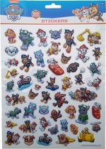 Bubbel-stickers "Paw Patrol Blauw" +/- 50 Stickers | Schoencadeau | Sint-tip | Kerst-tip