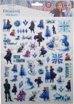 Bubbel-stickers "Frozen - The fores is awakend" +/- 50 Stickers | Schoencadeau | Sint-tip | Kerst-tip