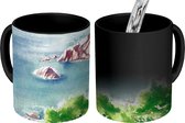 Magische Mok - Foto op Warmte Mok - Zee - Berg - Bos - 350 ML