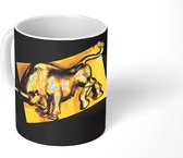 Mok - Het sterrenbeeld de stier op een riem - 350 ML - Beker