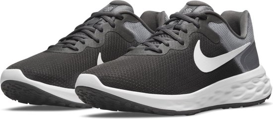 Nike Revolution 6 Next Nature Chaussures de sport - Taille 45 - Homme - Gris foncé - Gris - Blanc