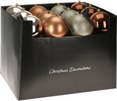 Oneiro's luxe kerstbal MIX – ø12 cm - kerstbal - luxe verpakking – kerstcollectie – kerstdecoratie – kerstboomhanger – kerstversiering