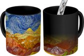 Magische Mok - Foto op Warmte Mokken - Koffiemok - Van Gogh - Kunst - Collage - Magic Mok - Beker - 350 ML - Theemok