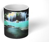 Mok - Een waterval in het Nationaal park Erawan in Thailand - 350 ML - Beker