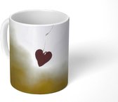 Mok - Hart gevormd door een blad - 350 ML - Beker