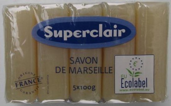 Superclair Marseille Handzeep - Zeeptablet - 10 x 100 gram