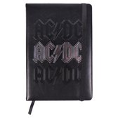 AC/DC notitieboek - Logo Zwart - A5