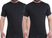 Embrator 2-stuks mannen T-shirt zwart maat XL