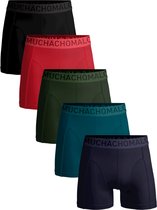Muchachomalo Solid Onderbroek - Mannen - zwart - blauw - rood - groen