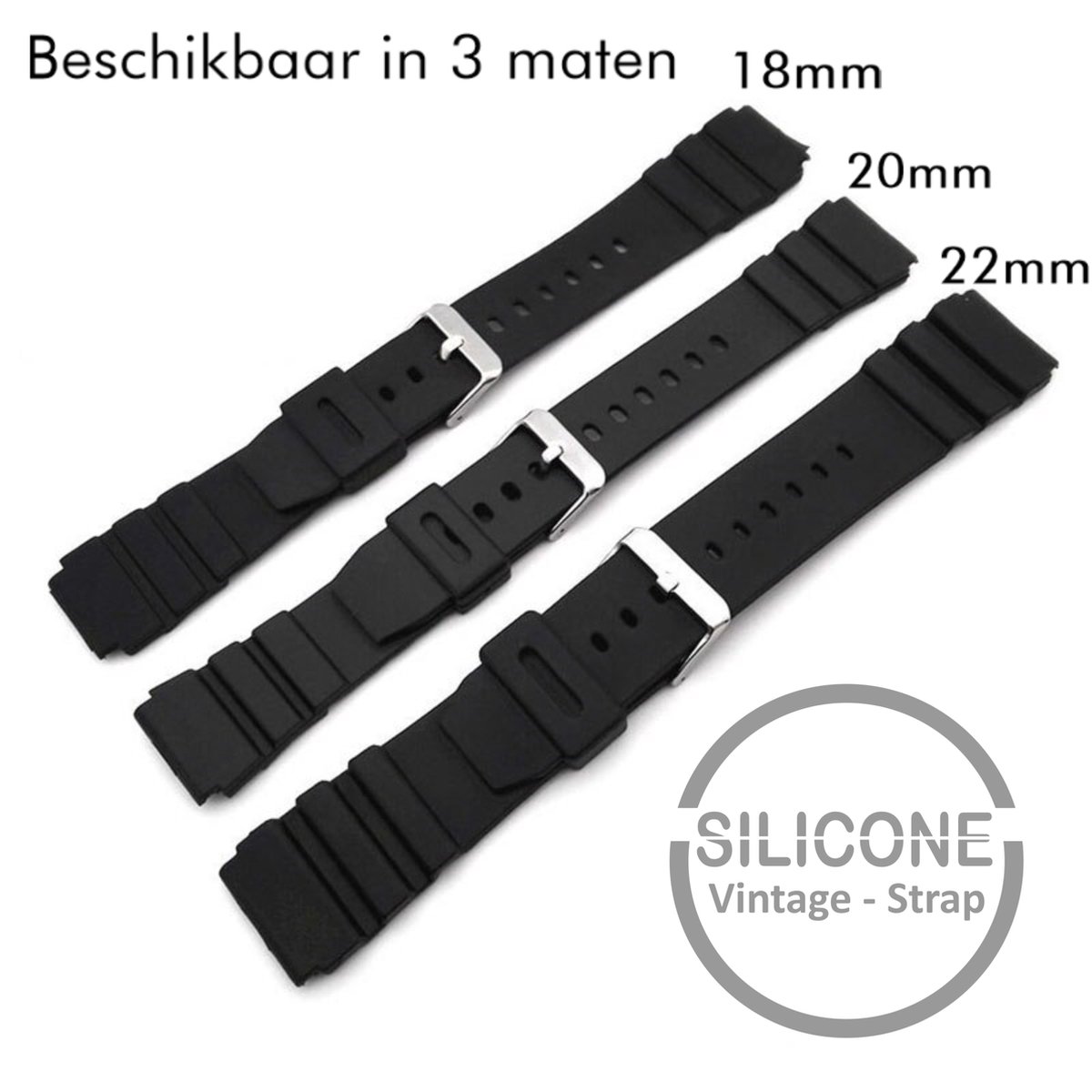 Siliconen horlogeband clearance