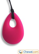 Bijtketting Kauwketting | Druppel | Chewelry | Fuchsia | Chewel ®