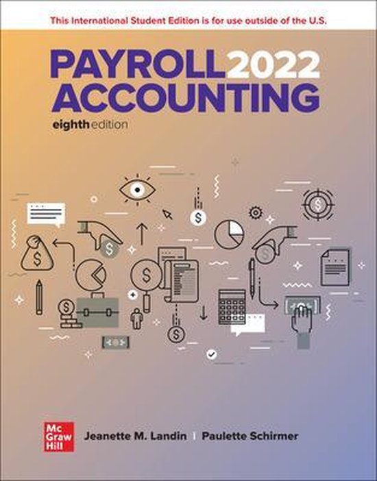 Payroll Accounting 2022 ISE 9781264793044 Landin Boeken