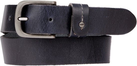 Petrol Industries Riem Jongens - Broekriem - Verstelbaar - Leer - Blauw - 85 cm - S