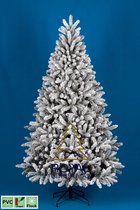 Royal Christmas - Sneeuw Kunstkerstboom - Flock Tree Deluxe PVC - 180 cm - 1068 Takken
