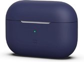 Jumada's hoesje geschikt voor Apple AirPods Pro - Soft Case - Cover - Onepiece - Siliconen - Donkerblauw