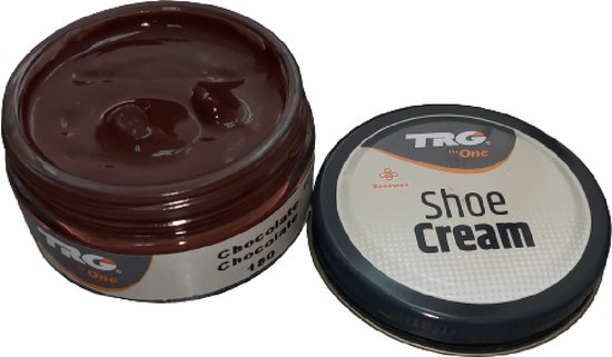 TRG - crème pour chaussures à la cire d'abeille - brun chocolat - 50 ml