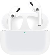 Jumada's hoesje geschikt voor Apple AirPods Pro - Soft Case - Cover - Onepiece - Siliconen - Wit